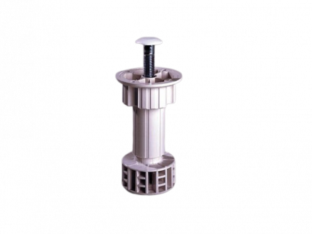 Pentru mobilier - Picior plastic H=100MM Alb
