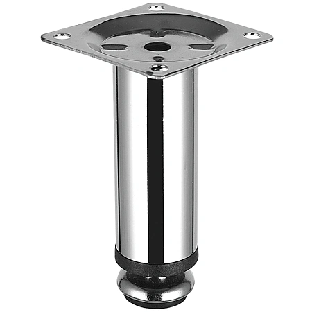 Pentru mobilier - Picior rotund D30 Crom