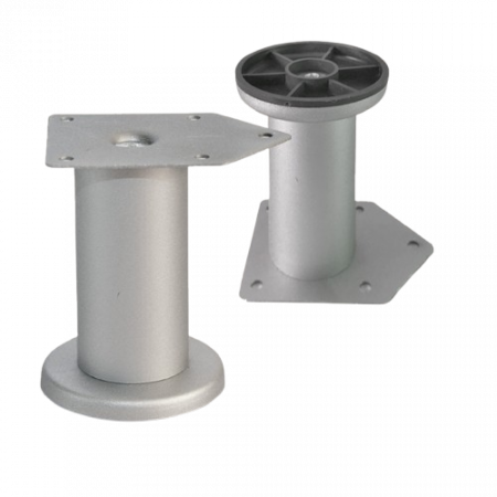 Pentru mobilier - Picior rotund D42 mm Aluminiu ECO