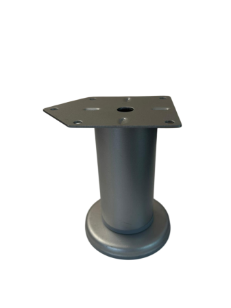Pentru mobilier - Picior rotund D42 mm Aluminiu satinat