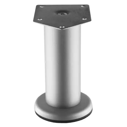 Picioare si nivelatoare - Picior rotund D42 mm Aluminiu satinat ECO