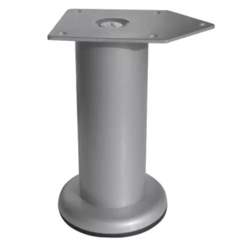 Picioare si nivelatoare - Picior rotund D42 mm Aluminiu satinat TEKO