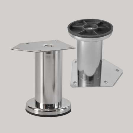 Picioare si nivelatoare - Picior rotund D42 mm Crom