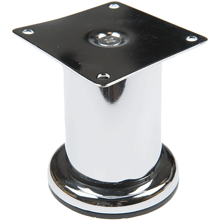 Pentru mobilier - Picior rotund D50 Crom