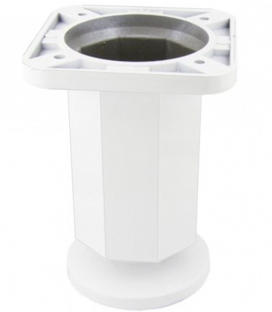 Pentru mobilier - Picior SEDEF octogonal Alb