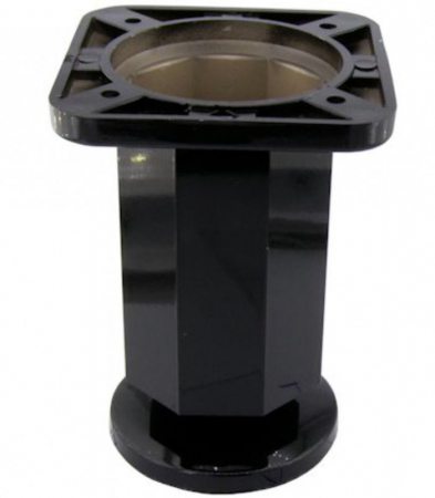 Pentru mobilier - Picior SEDEF octogonal Negru