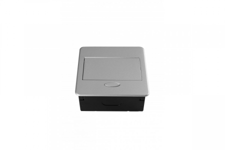 PRIZA AVARO ALUMINIU 1 SCHUKO + 2 USB [2]