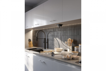 PRIZA AVARO NEAGRA 1 SCHUKO + 2 USB [1]