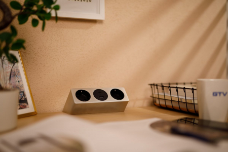 Priza de mobila SOFITO, 2x prize schuko, USB A+C, cablu 1,5m, inox, cu fixare [6]