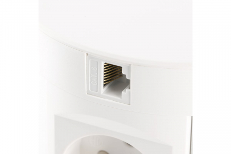 PRIZA CONFORT PLUS ALBA 4 SCHUKO + 2 USB + 2 RJ45AE [3]