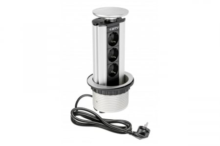 PRIZE INCORPORABILE - PRIZA ALUMINIU D100 3 SCHUKO