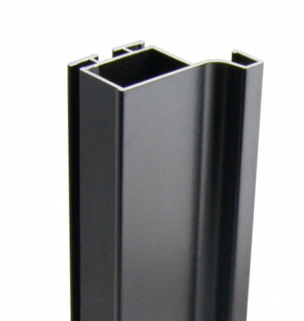 Element fixare profil tip GOLA - Profil GOLA L vertical Negru 3m