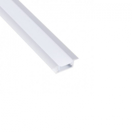 Profil banda LED - Profil LED incastrat alb 2ml - INLINE MINI