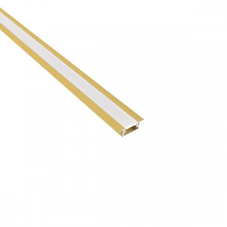 Profil banda LED - Profil LED incastrat auriu 2ml - INLINE MINI