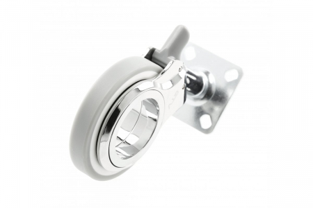 Rotila gira D75 gri cu frana [1]