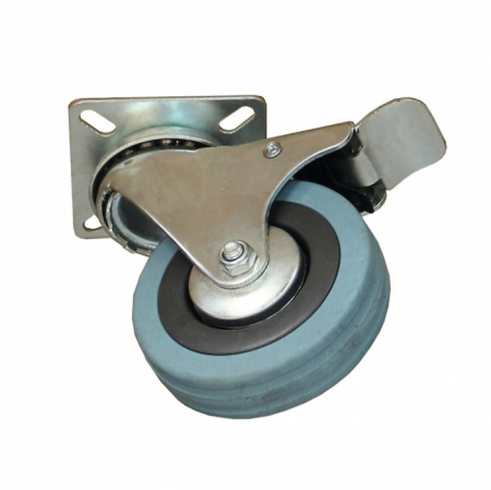 Rotile - Rotila cauciuc gri D50 cu frana