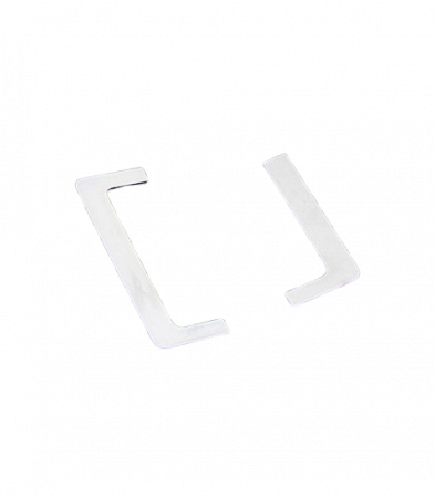 Element fixare profil tip GOLA - Capac exterior, aluminiu, profil tip GOLA "J"