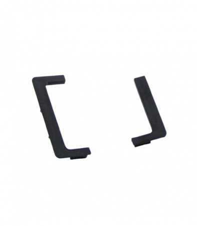 Element fixare profil tip GOLA - Capace exterior, negru, profil tip GOLA "J"