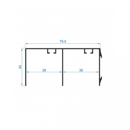 Sina Aluminiu inferioara 5ml BERG 100 / BERG 150 [2]