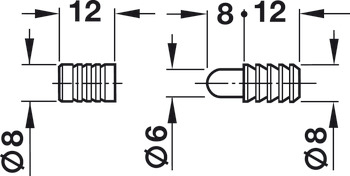 Stift de ghidare pentru masa extensibila [1]
