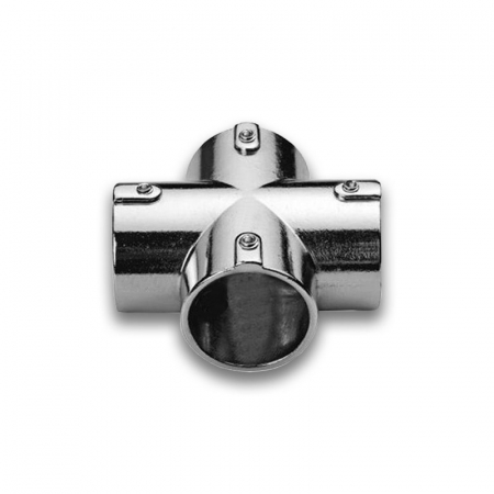 Accesorii dressing - Suport bara haine rotunda 4 iesiri Crom