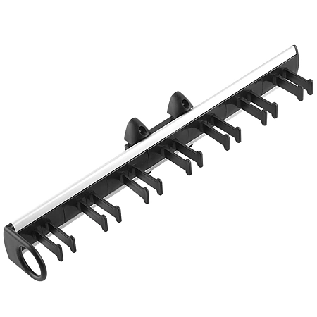 Accesorii dressing - Suport cravata 500mm Aluminiu + negru
