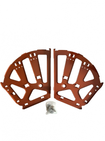 Accesorii dressing - Suport pantofi 3 spatii metalic maro