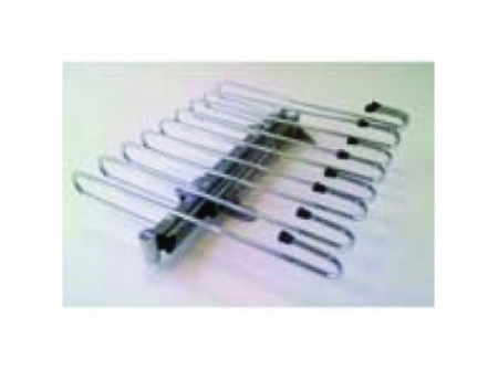 Accesorii dressing - Suport pantaloni extensibil 11 perechi crom