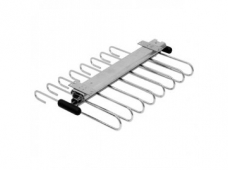 Accesorii dressing - Suport pantaloni extensibil 11 perechi crom