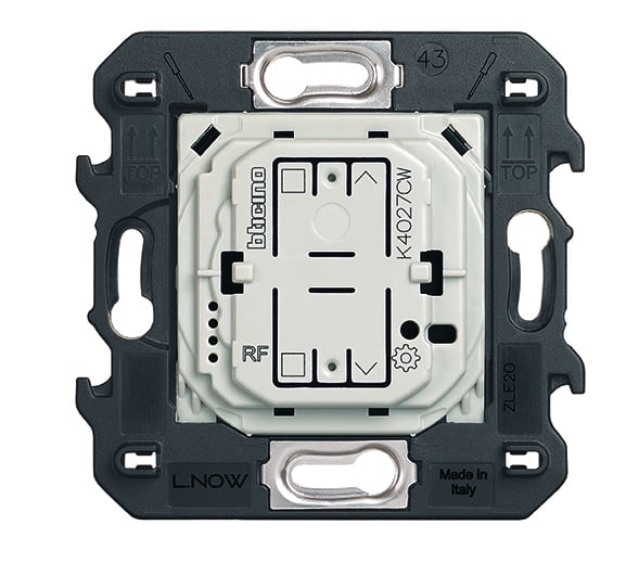 Intrerupator wireless jaluzele rulouri electrice conectat 2M Living Now Bticino K4027CW [1]
