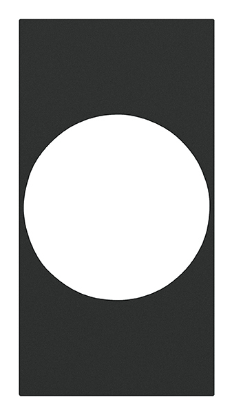 Placa priza standard german 2M Living Now Bticino negru KG04 [1]