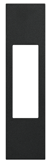 Placa priza standard italian 1M Living Now Bticino negru KG02 [1]