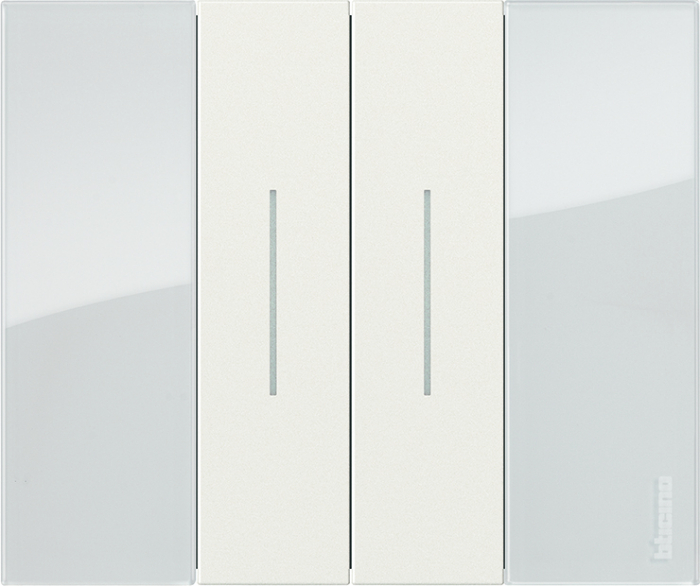 Rama ornament 2 module Bticino Living Now ICE KA4802DW [2]