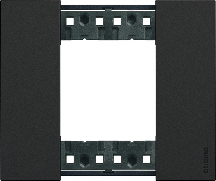 Rama ornament 2 module Bticino Living Now Neagra KA4802KG [1]