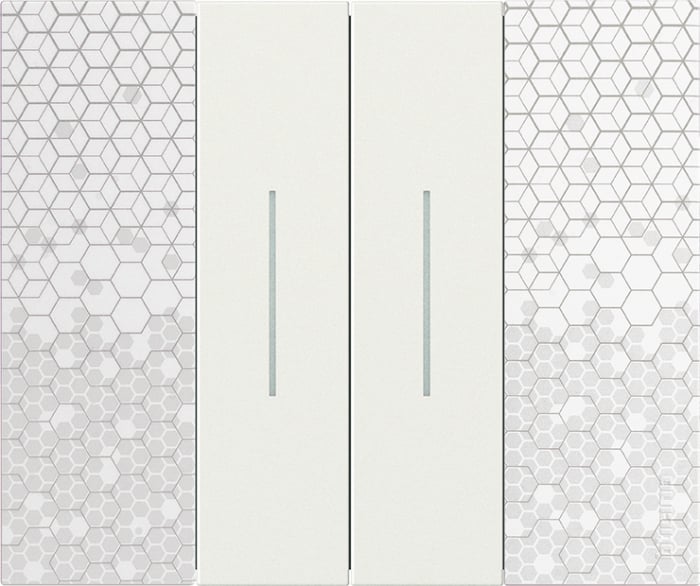 Rama ornament 2 module Bticino Living Now PIXEL KA4802MW [2]