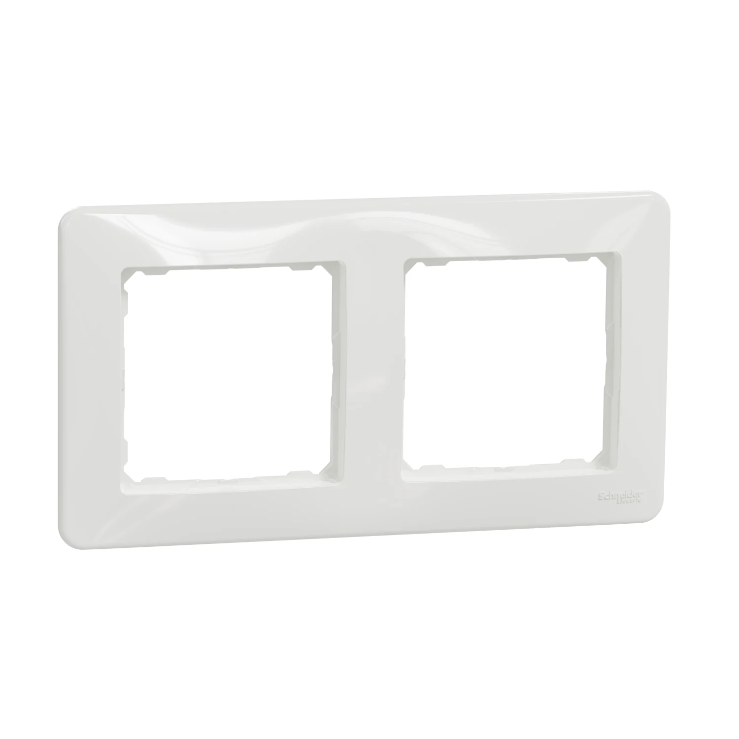 Rama Ornament 2 posturi Schneider Sedna alb SDD311802 [1]