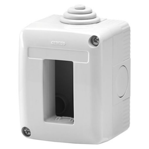 Doze Aparente - Doza aparat orizontala Gewiss System cu montaj aparent 1 modul IP40 GW27001