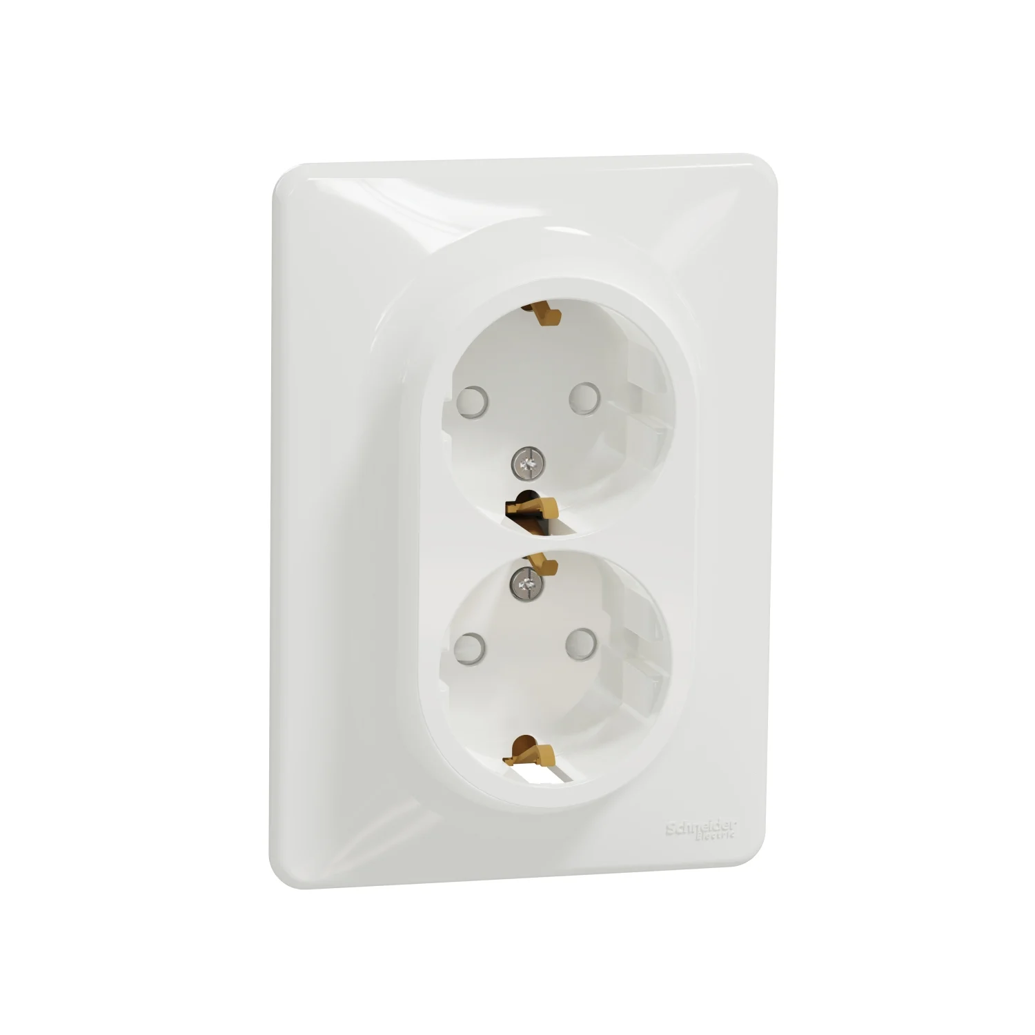 Categorii - Priza dubla schuko cu protectie copii Schneider Sedna alb SDD311221