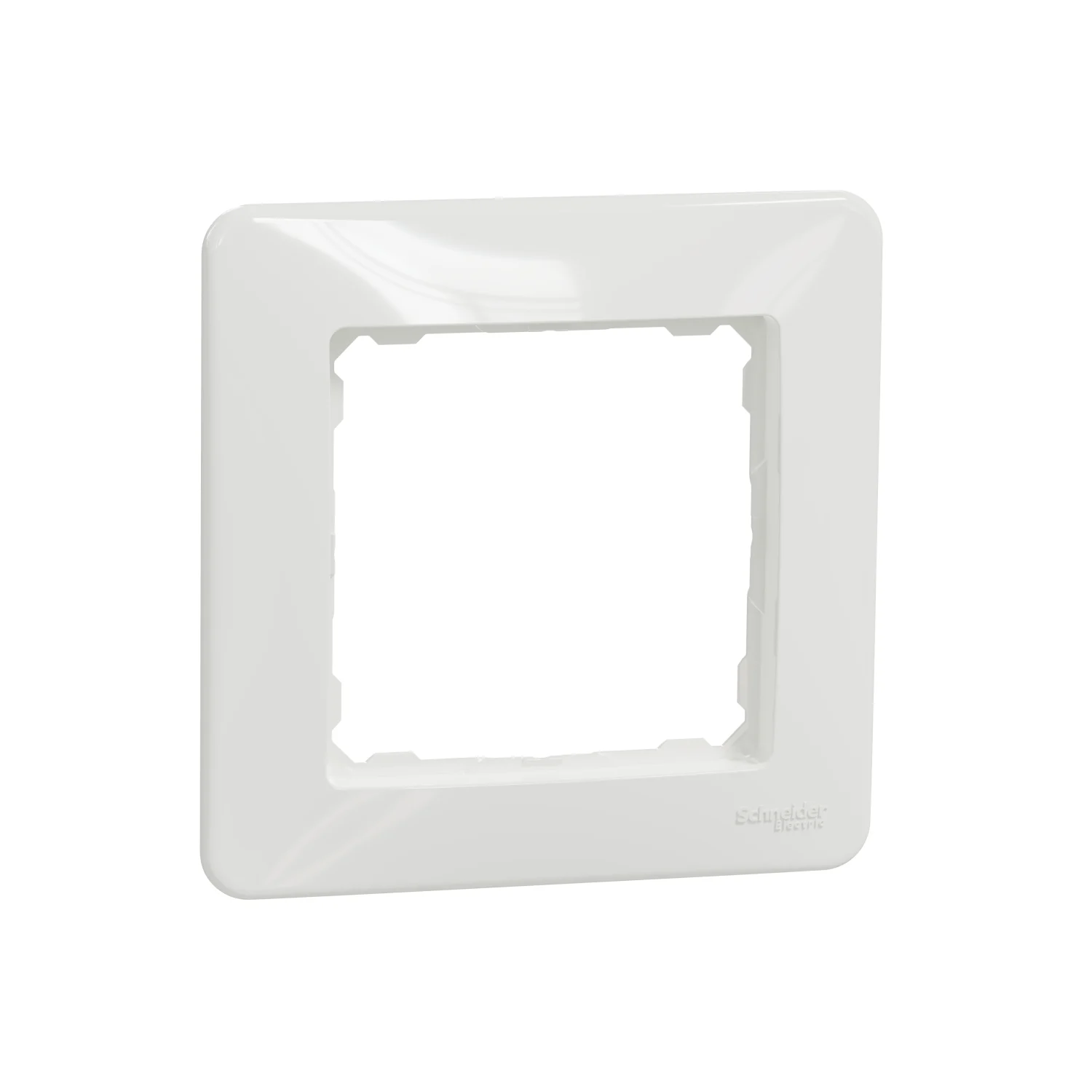 Schnider Sedna - Rama Ornament 1 post Schneider Sedna alb SDD311801
