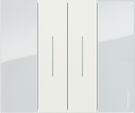 Rama ornament 2 module Bticino Living Now ICE KA4802DW [1]