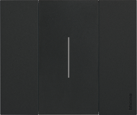 Rama ornament 2 module Bticino Living Now Neagra KA4802KG [2]
