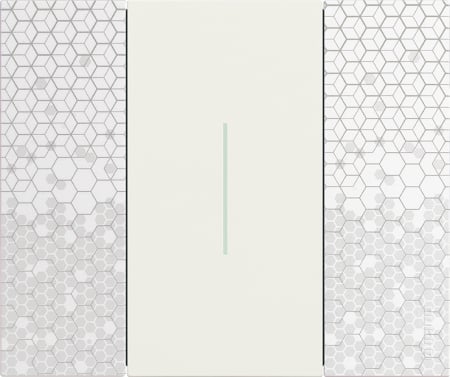 Rama ornament 2 module Bticino Living Now PIXEL KA4802MW [2]