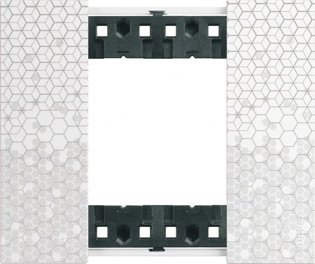 Categorii - Rama ornament 2 module Bticino Living Now PIXEL KA4802MW