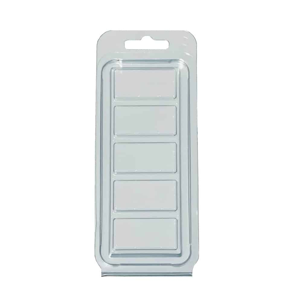 Ambalaj plastic pentru tablete din ceara parfumate, Milmatt, clamshell wax melt, 5 celule, capacitate 50g [1]