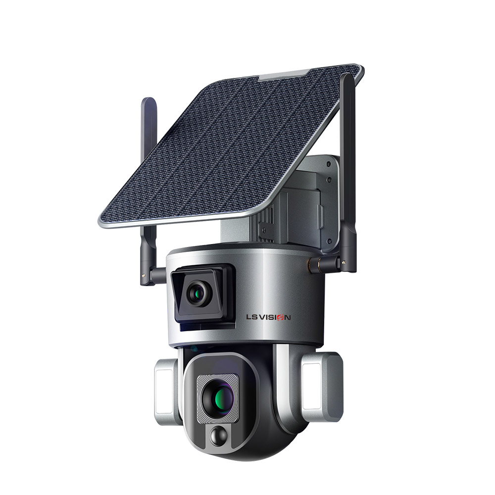 Camera de supraveghere Milmatt, 4G 4K Ultra HD, Dual Camera 4MP+4MP, 10X Optical ZOOM, Incarcare Solara, Rotire Din Aplicatie, Rezistenta La Apa IP 66 [2]