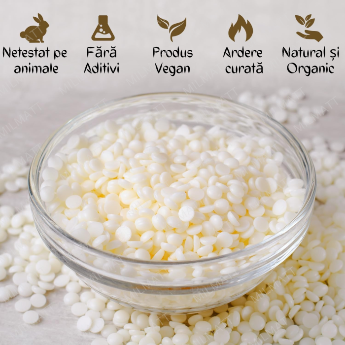 Ceara naturală de soia și parafină pentru Recipiente, Yucca ENW231L [2]