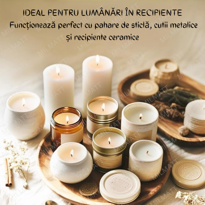 Ceara naturală de soia și cocos pentru Recipiente, Yucca ENW234P [4]