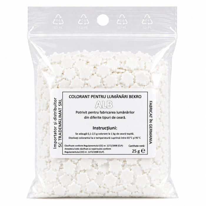Colorant Lumanari Bekro - Alb, 25 g [2]