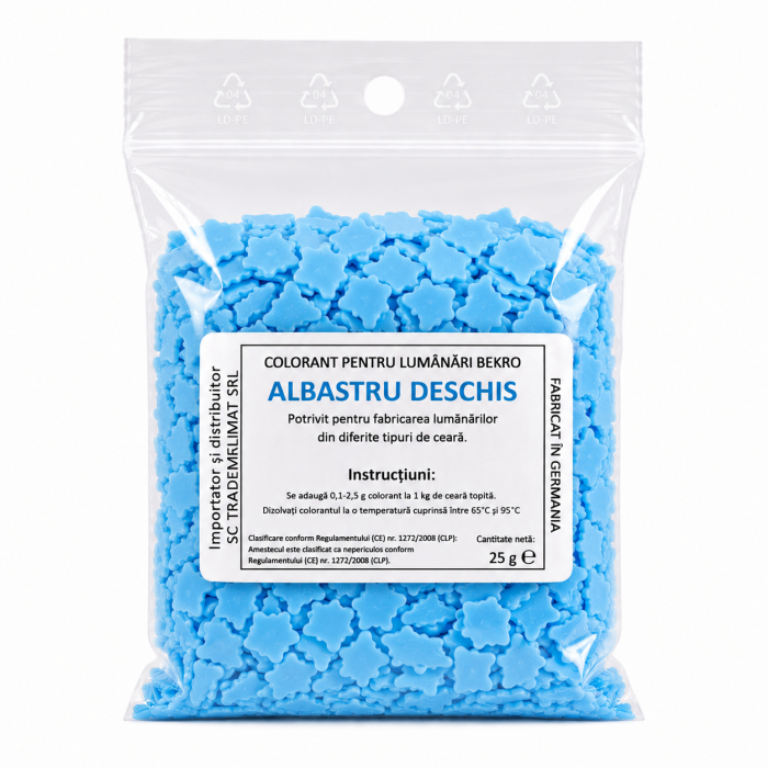 Colorant Lumanari Bekro - Albastru Deschis, 25 g [2]