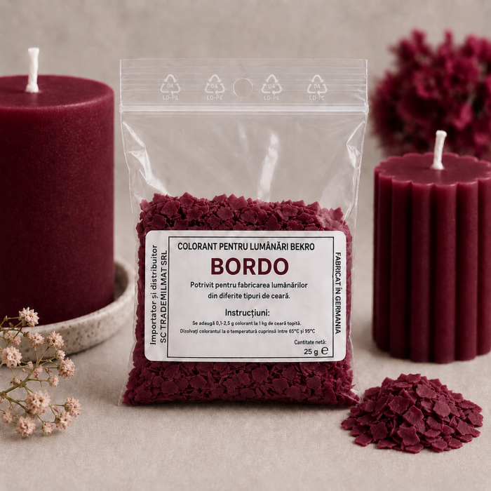 Colorant Lumanari Bekro - Bordo, 25g [1]